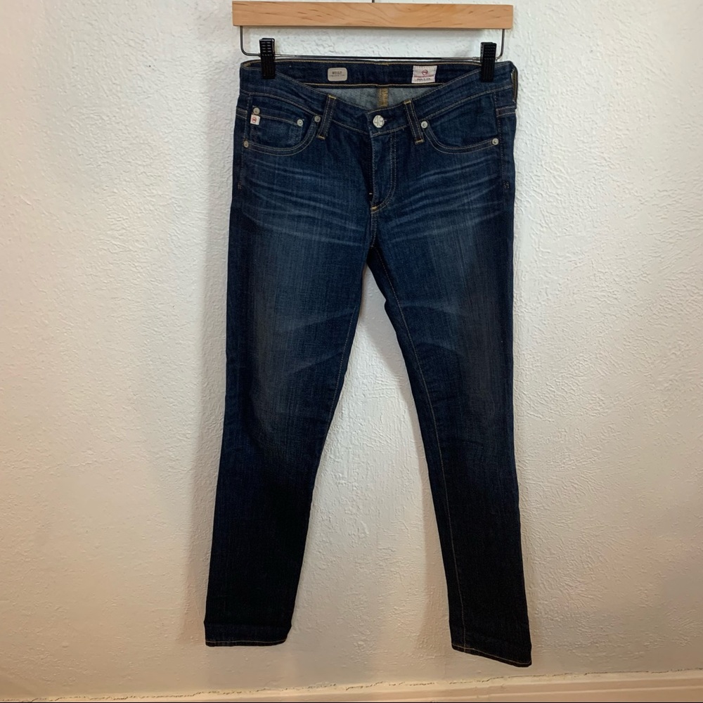 AG Adriano Goldshmeid Stilt Cigarette Leg Blue Jeans Size 27